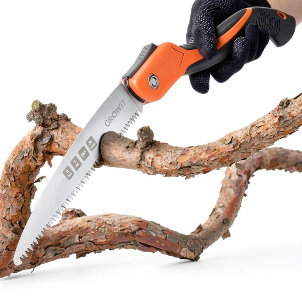 Craft911 Folding Camping Saw SK5 Steel Orange Pruning Tool-3