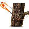 Luexian Pocket Chainsaw Orange High Speed Steel Camping-2