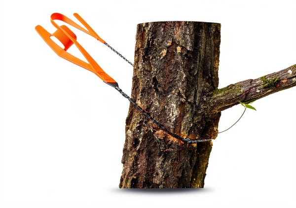 Luexian Pocket Chainsaw Orange High Speed Steel Camping-2
