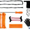 Loggers Art Gens Camping Saw Foldable Carbon Steel Two Ropes-1