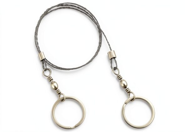 Xyembu Camping Saw Stainless Steel Wire Saw Silver-0
