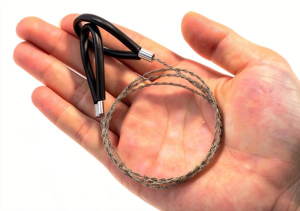 Waziaqoc Wire Saw Survival Tool Stainless Steel Lightweight-4