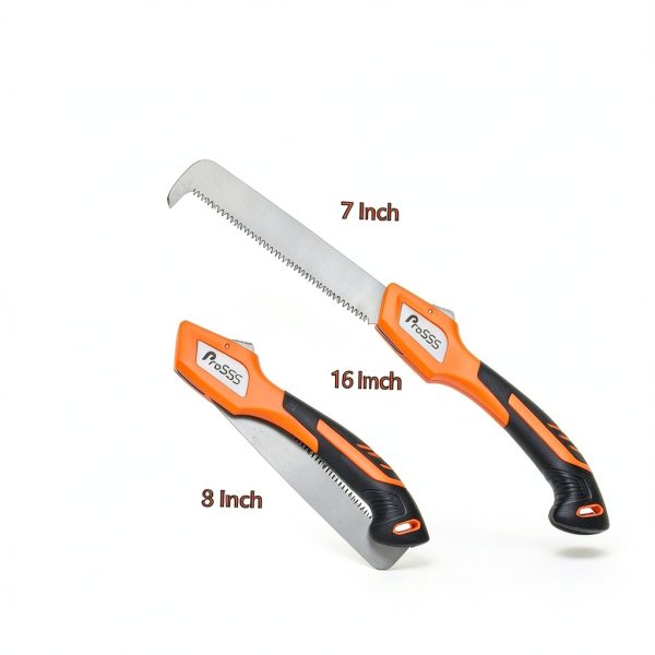 ProSSS 7inch Folding Hunting Saw 65Mn Steel Ergonomic Handle-7