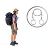 Xyembu Camping Saw Stainless Steel Wire Saw Silver-3
