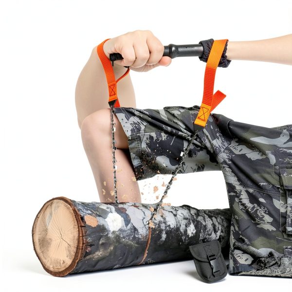 VIKROM Hand Chain Saw Steel Blade Foldable Camping Tool-6