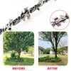 Kutir Manual Rope Chain Saw Silver High Limb Cutter-7