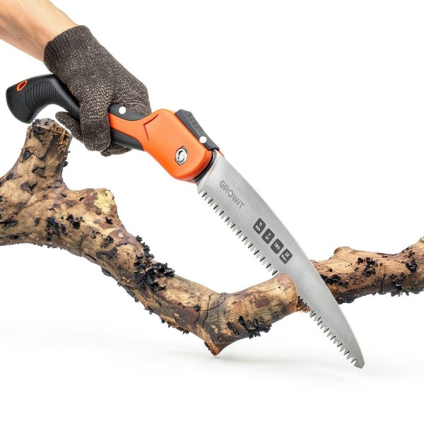 Craft911 Folding Camping Saw SK5 Steel Orange Pruning Tool-1