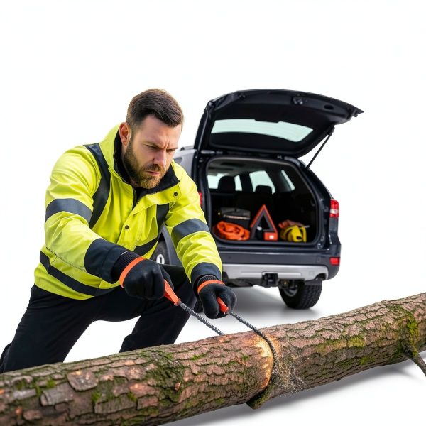 Roadfare Pocket Chainsaw 36 Inch Manual Survival Gear-7
