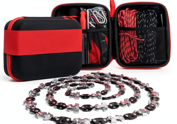 Kutir Manual Rope Chain Saw Silver High Limb Cutter-0