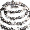 MIAN MU Pocket Chainsaw Silver Carbon Steel Camping Tool-5