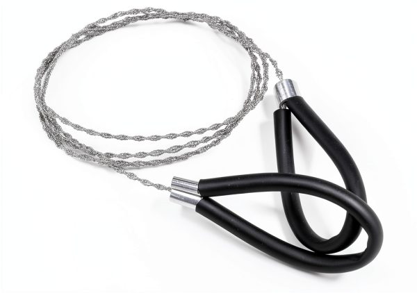 Waziaqoc Wire Saw Survival Tool Stainless Steel Lightweight-0
