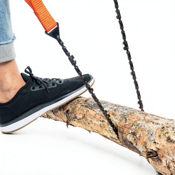 Luexian Pocket Chainsaw Orange High Speed Steel Camping-1
