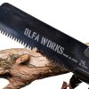 OLFA Bushcraft Knife Carbon Steel Blade Compact Outdoor Tool-3