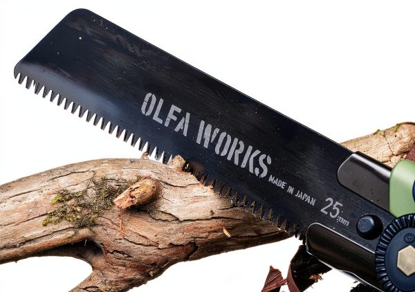 OLFA Bushcraft Knife Carbon Steel Blade Compact Outdoor Tool-3