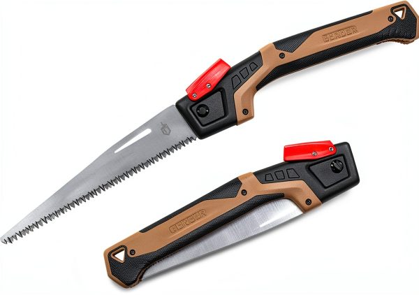 Gerber Camping Saw Chrome Steel Blade Folding Design-0