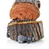 MIAN MU Pocket Chainsaw Silver Carbon Steel Camping Tool-2