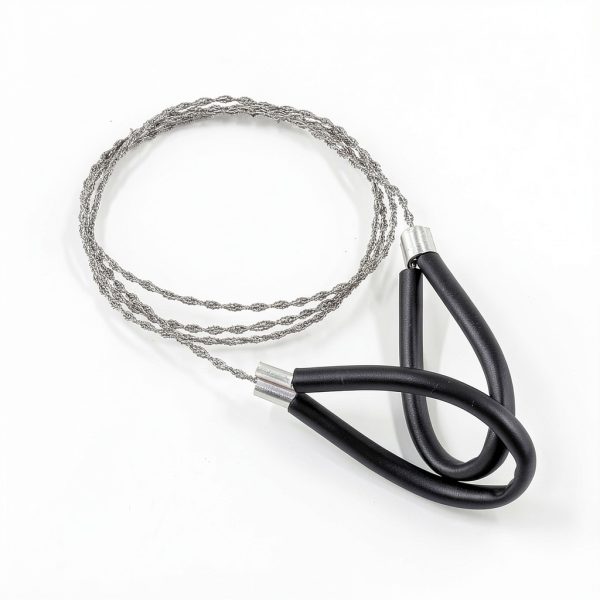 Waziaqoc Wire Saw Survival Tool Stainless Steel Lightweight-1