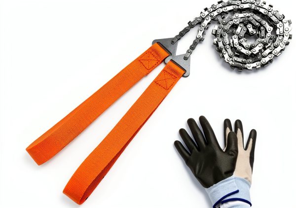 SENSILIN Camping Saw Lightweight Steel Blade Manual Chainsaw-0