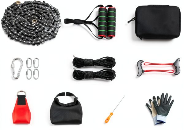 Oulisen Rope Chainsaw Carbon Steel Manual Camping Saw-6