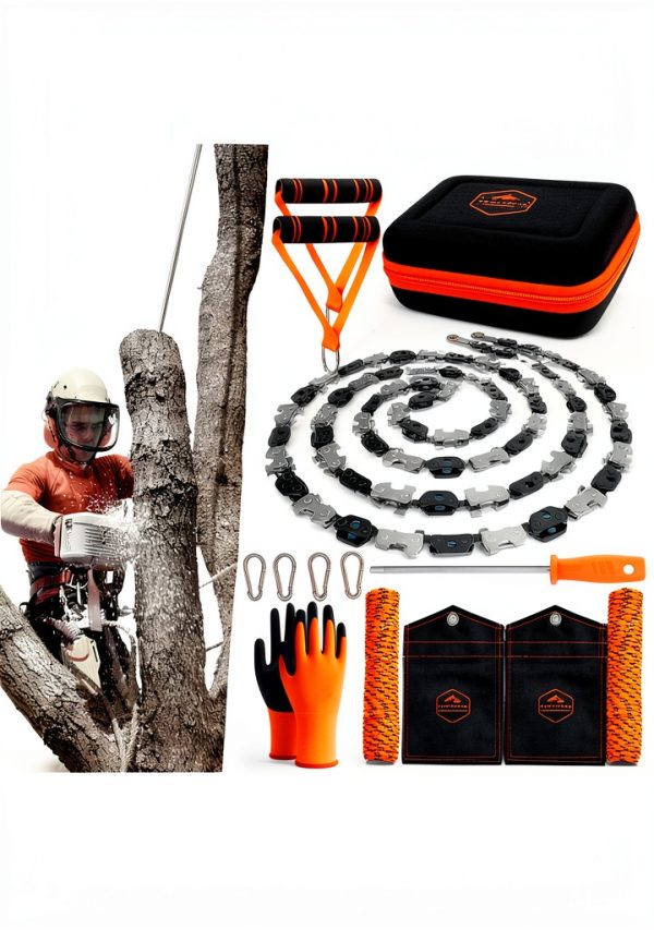 CAMPNDOOR Rope Chainsaw High Carbon Steel Foldable Manual-5