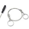 Xyembu Camping Saw Stainless Steel Wire Saw Silver-4