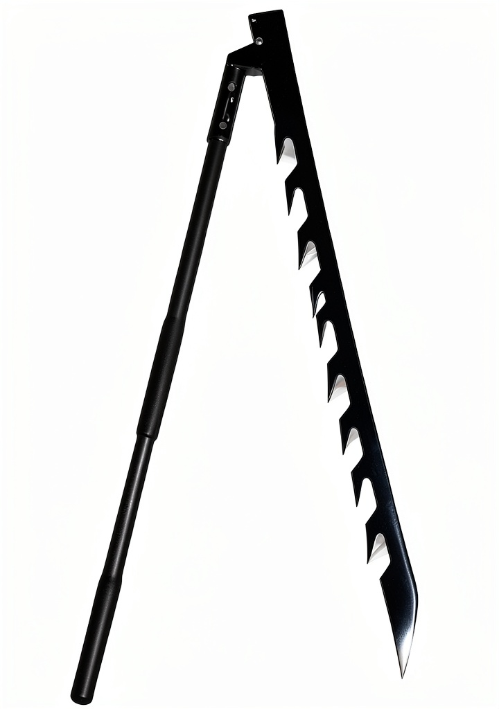 Installing FAQQI Ice Saw Manual High Carbon Steel Camping Fishing on a wooden desk