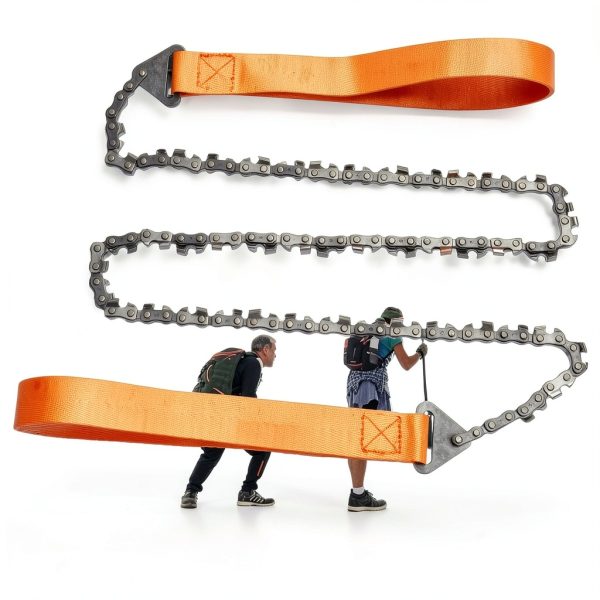 SENSILIN Camping Saw Lightweight Steel Blade Manual Chainsaw-1