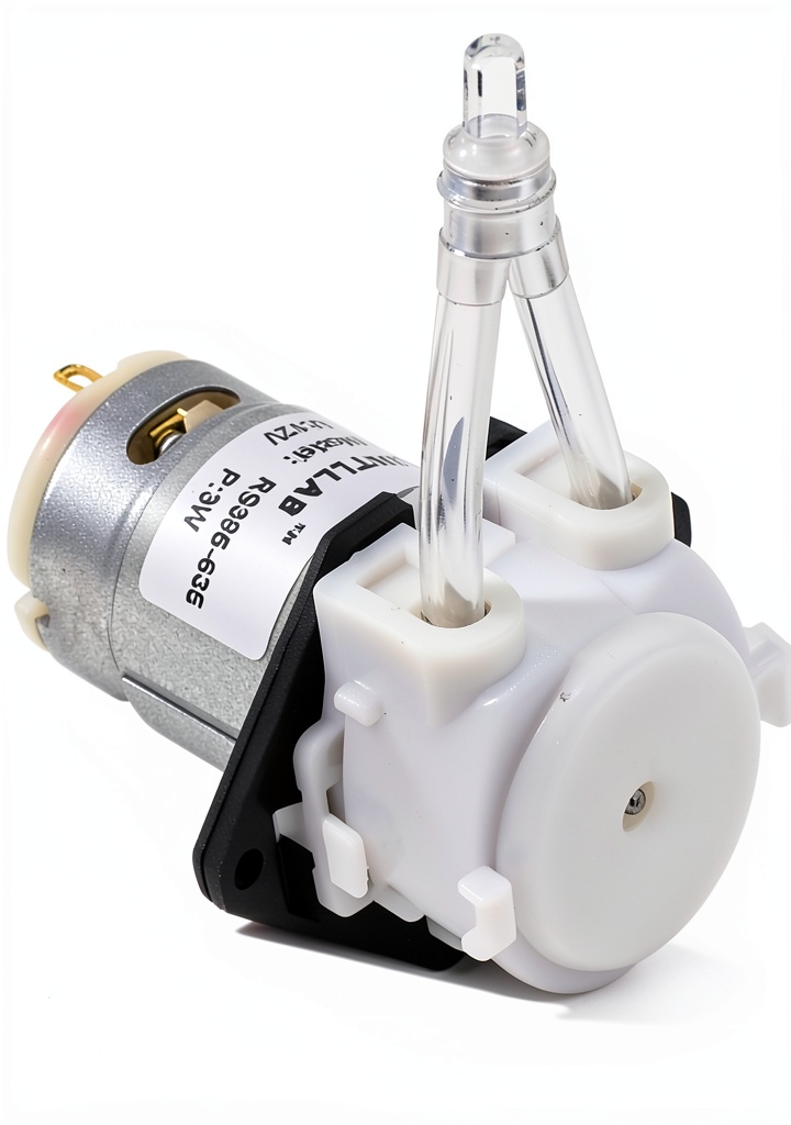 Installing INTLLAB Submersible Dosing Pump Black DC 12V Lab Use on a laboratory bench