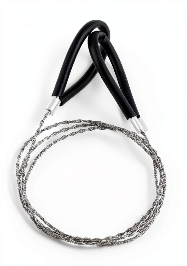 Waziaqoc Wire Saw Survival Tool Stainless Steel Lightweight-2