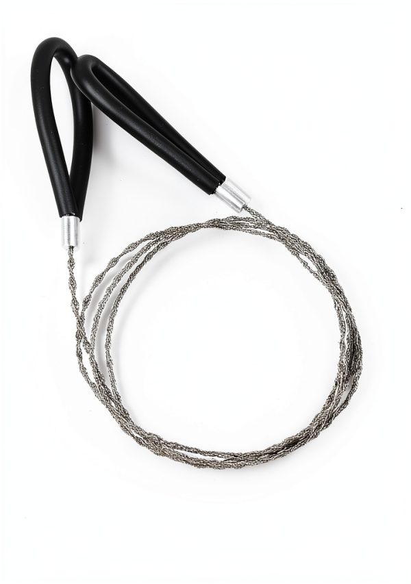 Waziaqoc Wire Saw Survival Tool Stainless Steel Lightweight-3