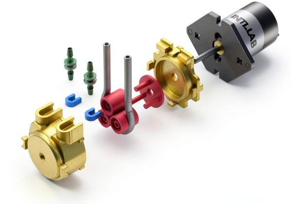 INTLLAB Submersible Dosing Pump Black DC 12V Lab Use-1