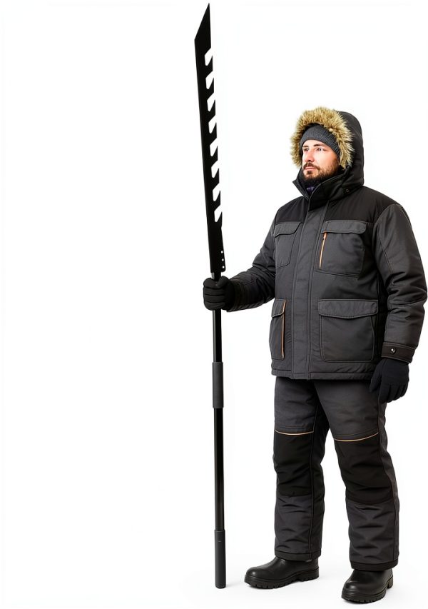 FAQQI Ice Saw Manual High Carbon Steel Camping Fishing-1