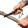 OLFA Bushcraft Knife Carbon Steel Blade Compact Outdoor Tool-1