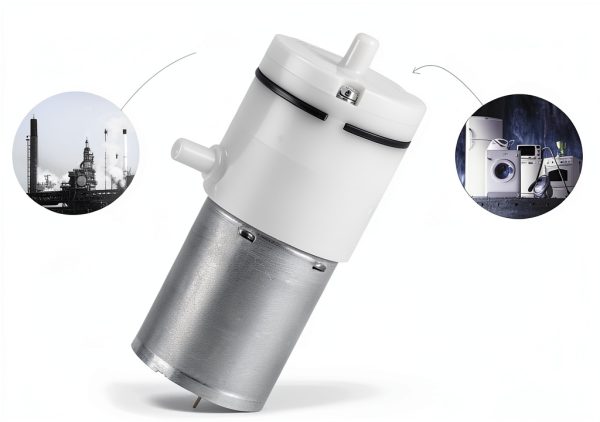 Mini 12V DC Air Pump Delaman Aluminum Quiet Design-6