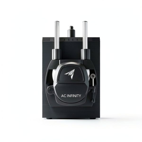AC Infinity Peristaltic Dosing Pump Black Exhaust Fan-1