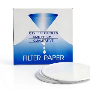Eisco Labs Qualitative Filter Paper 11cm Medium 10 Micron - 100 Pack-0