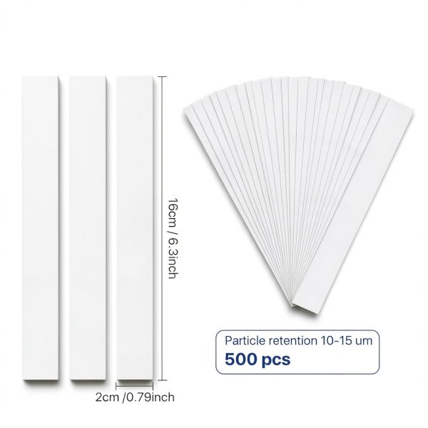 Chromatography Paper Strip 6.3x0.79in - Akamino Lab Filter - 500pcs-1