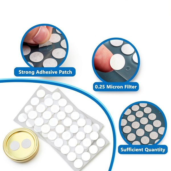 Synthetic Filter Paper Stickers 20mm PTFE for Mushroom Cultivation-3