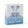 Eisco Labs Qualitative Filter Paper 11cm Medium 10 Micron - 100 Pack-1