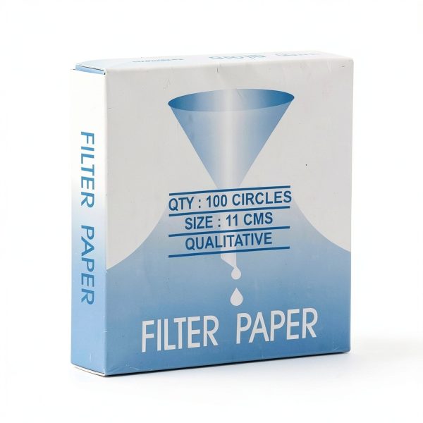 Eisco Labs Qualitative Filter Paper 11cm Medium 10 Micron - 100 Pack-1
